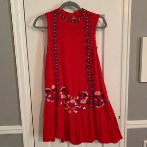 Red dress